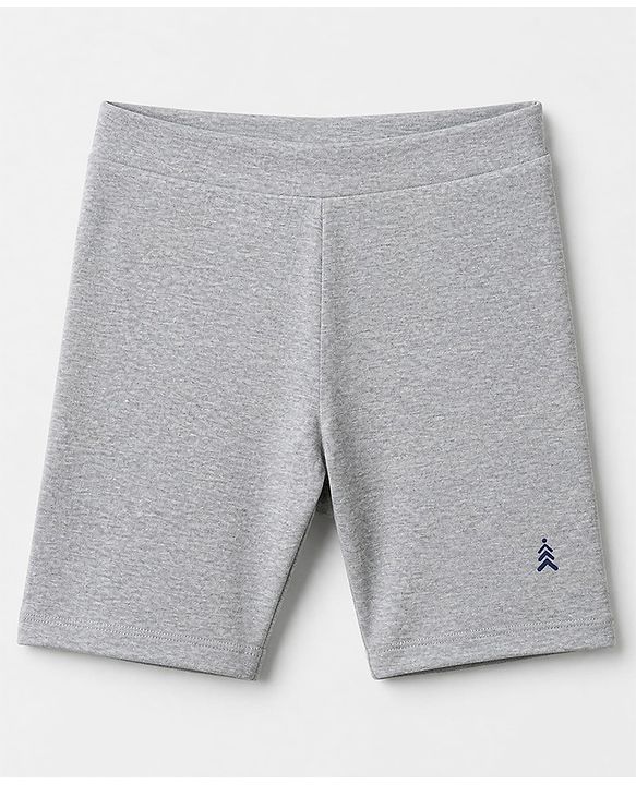 Pine Kids Knit Knit Cycling Shorts Above Knee Length Pack of 3 in Beige, Navy and Light Pink