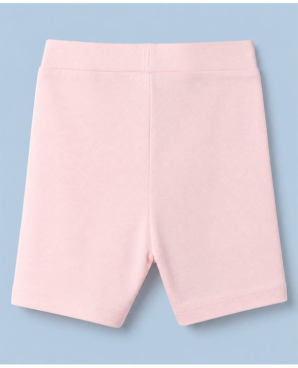 Pine Kids Knit Knit Cycling Shorts Above Knee Length Pack of 3 in Beige, Navy and Light Pink