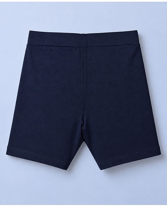 Pine Kids Knit Knit Cycling Shorts Above Knee Length Pack of 3 in Beige, Navy and Light Pink