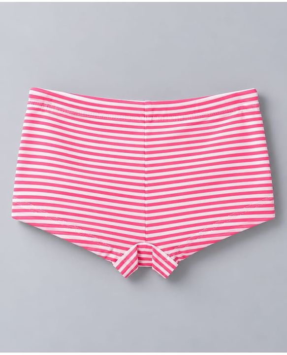 Pine Kids Cotton Elastane Knit Panties With Star Print Pack of 3 - White & Pink