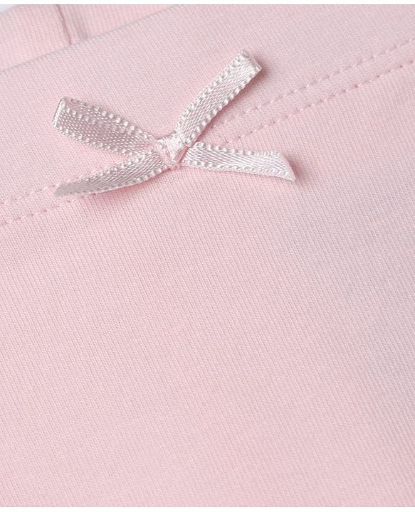 Pine Kids Cotton Elastane Knit Panties With Star Print Pack of 3 - White & Pink