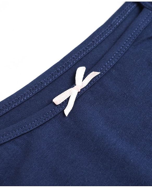 Pine Kids Cotton Mix Knit Logo Print Slips in Red, Navy & Grey Pack of 3