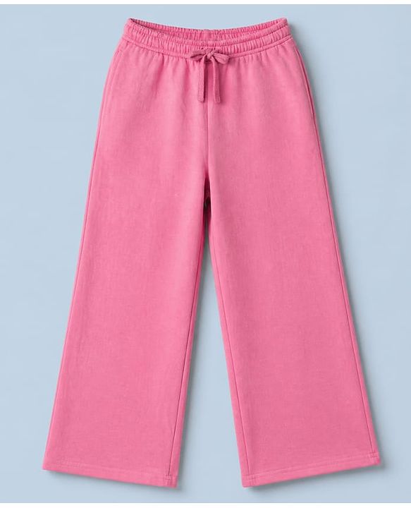 Pine Kids 100% Cotton Knit Half Sleeves Top and Pant Set with Text Print in White