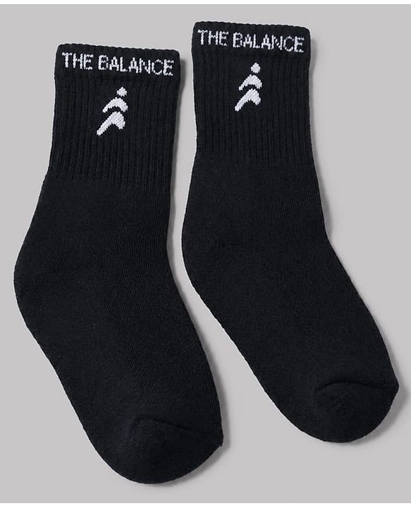 Pine Active Terry Knit Ankle Length Solid Socks Pack of 5 in Black, Grey, Black, Red