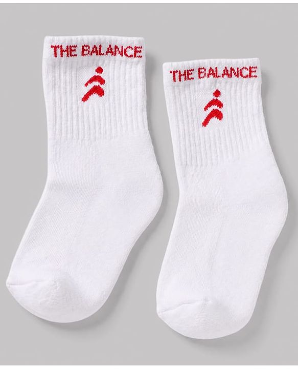 Pine Active Terry Knit Ankle Length Solid Socks Pack of 5 in Black, Grey, Black, Red