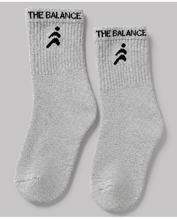 Pine Active Terry Knit Ankle Length Solid Socks Pack of 5 in Black, Grey, Black, Red