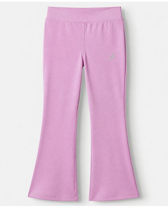 Pine Active Knit Full Length Stretch Aero Soft Flared Fit Leggings - Lavender