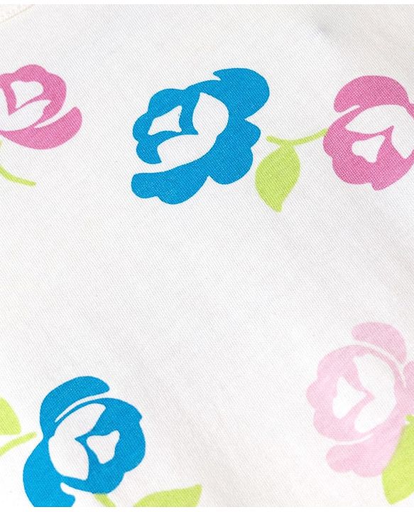 Pine Kids 100% Cotton Knit Half Sleeves Nighty With Floral Print & Bio Finish - White