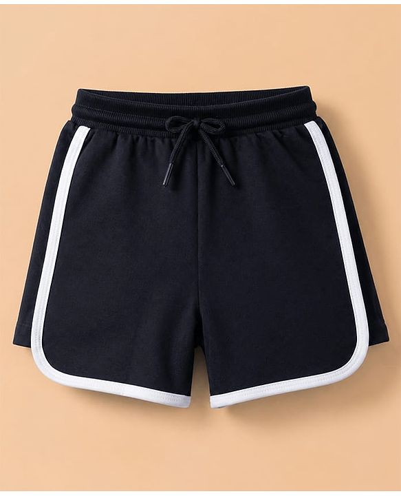 Pine Kids Cotton Single Jersey Knit Shorts and Tank Top with California Typography Print in Black
