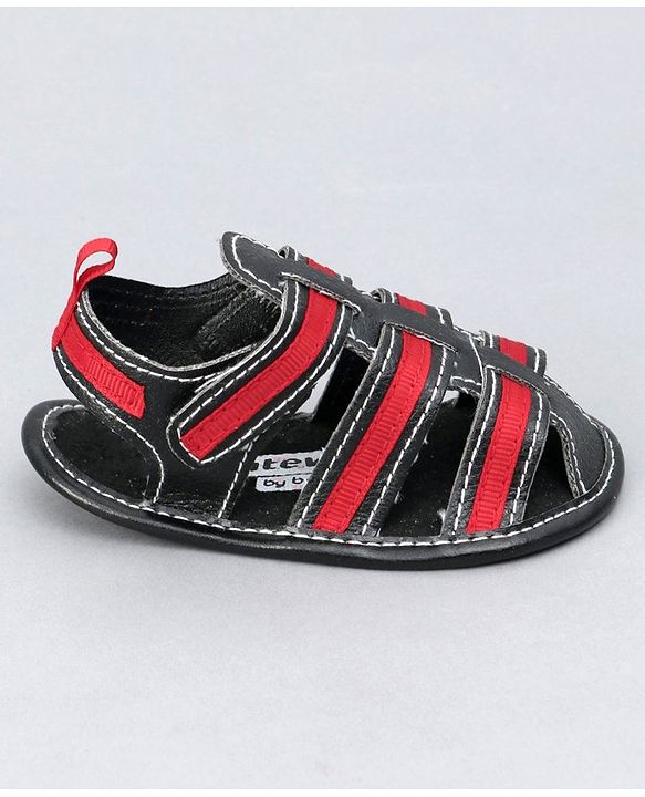Cute Walk By Babyhug Closed Toe Sandal Style Booties - Red