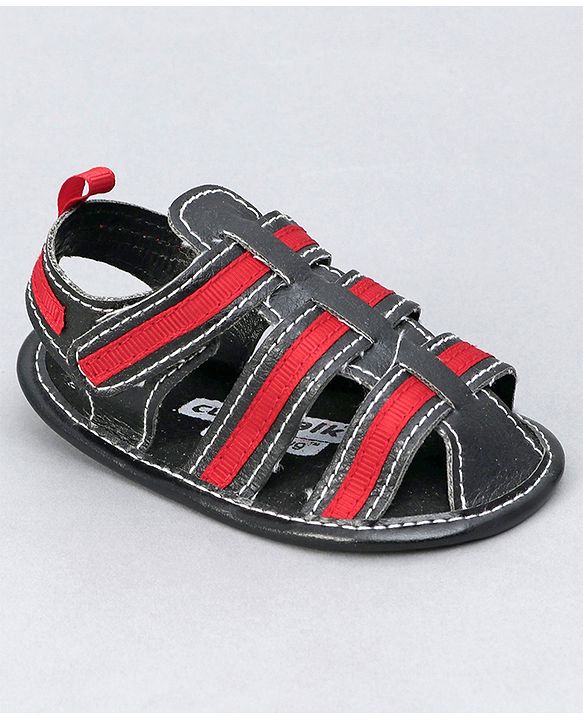 Cute Walk By Babyhug Closed Toe Sandal Style Booties - Red