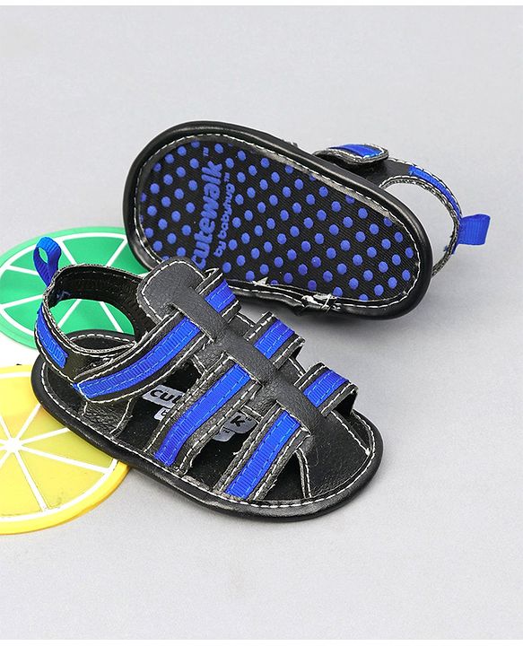 Cute Walk By Babyhug Closed Toe Sandal Style Booties - Blue