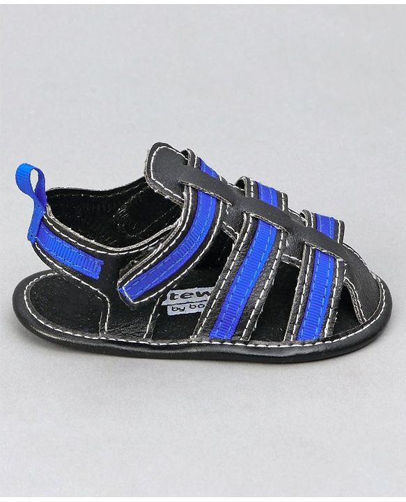 Cute Walk By Babyhug Closed Toe Sandal Style Booties - Blue