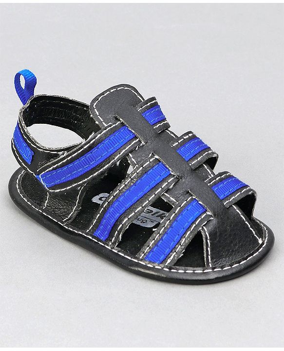 Cute Walk By Babyhug Closed Toe Sandal Style Booties - Blue