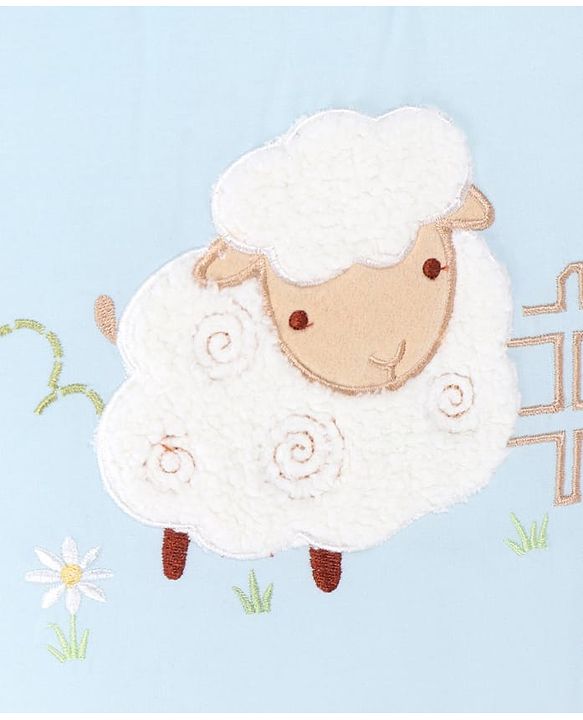 Babyhug Premium Cotton Crib Bumper Large -Farm Theme (Cot not Included)