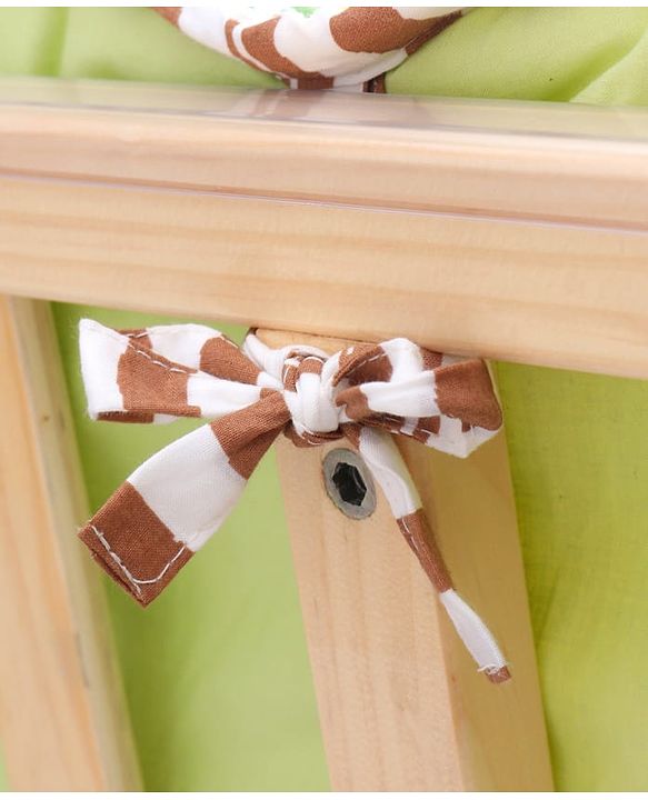 Babyhug Premium Cotton Crib Bumper Large -Farm Theme (Cot not Included)
