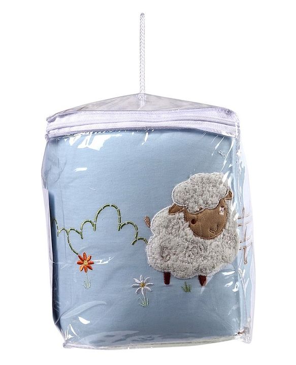 Babyhug Premium Cotton Crib Bumper Regular -Farm Theme (Cot not Included)