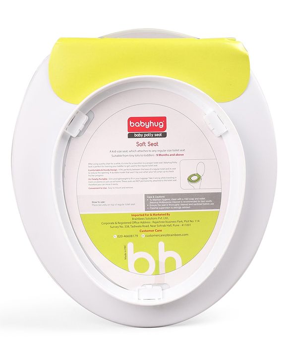 Babyhug Soft Cushioned Baby Potty Seat Owl Print - White