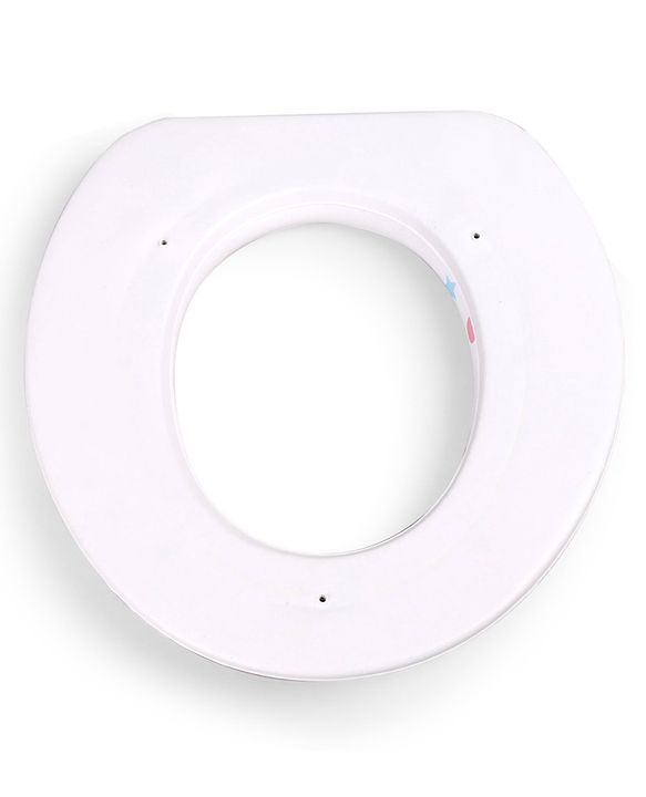 Babyhug Soft Cushioned Baby Potty Seat Owl Print - White