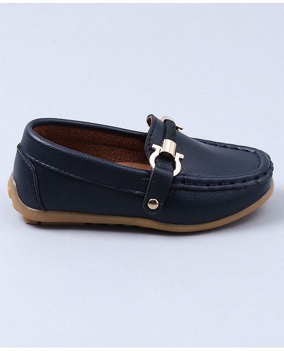 Cute walk by Babyhug Party Wear Loafers - Blue