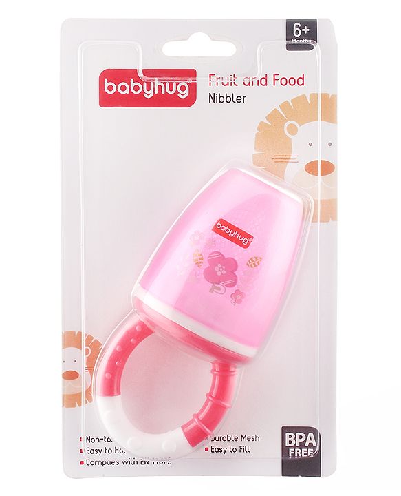 Babyhug Fruit And Food Nibbler - Pink