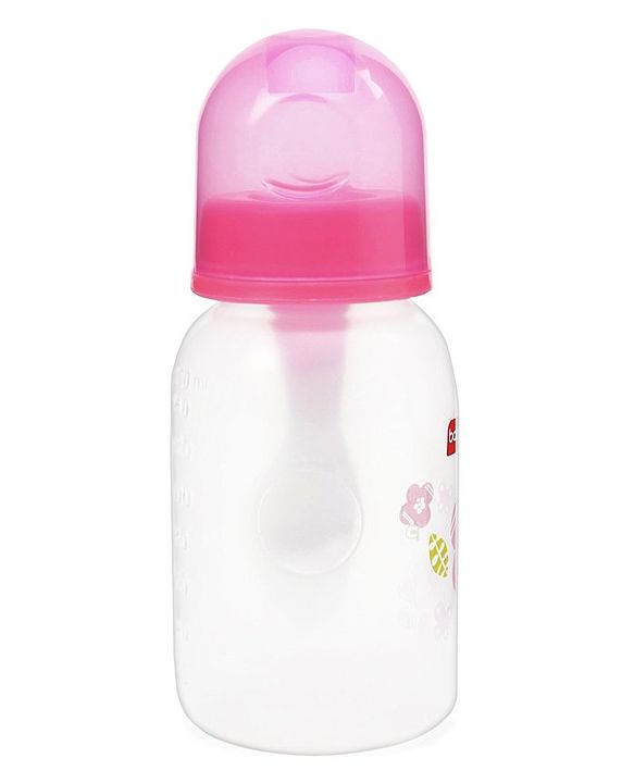 Babyhug Cereal Feeder With Spoon Pink - 150 ml