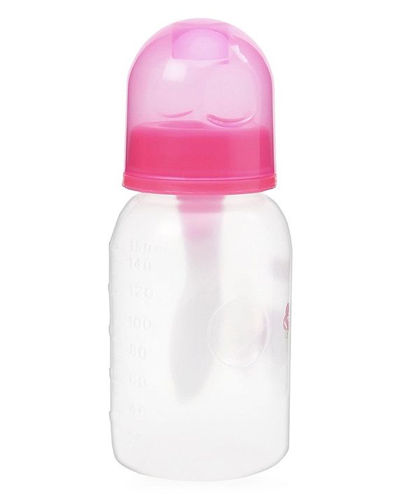 Babyhug Cereal Feeder With Spoon Pink - 150 ml