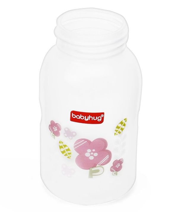 Babyhug Cereal Feeder With Spoon Pink - 150 ml