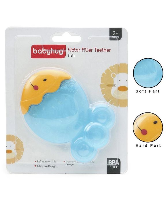 Babyhug Water Filled Teether Fish - Blue