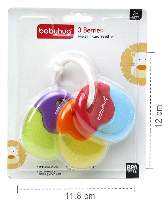 Babyhug Berries Water Filled Teether - Multicolour
