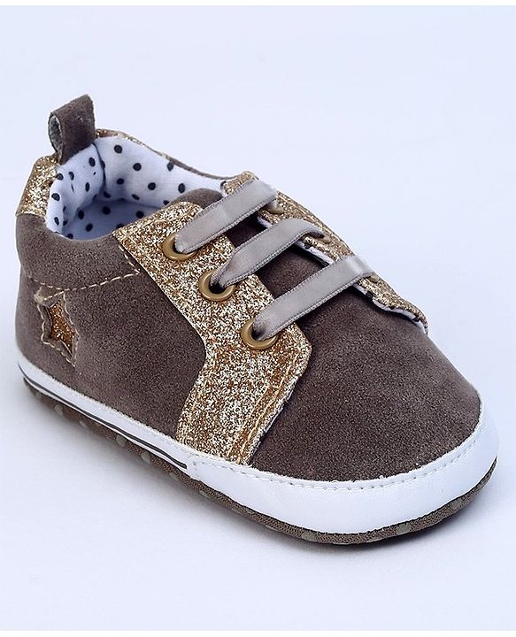Cute Walk by Babyhug Shoes Style Booties - Brown