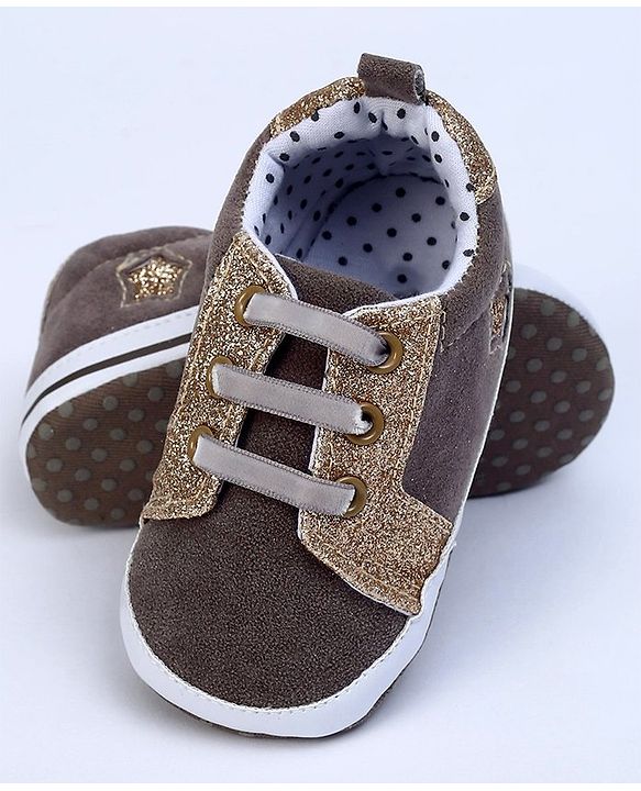 Cute Walk by Babyhug Shoes Style Booties - Brown