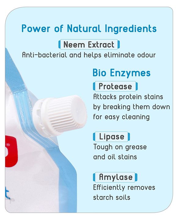 Babyhug Liquid Laundry Detergent Refill Pack - 1500 ml