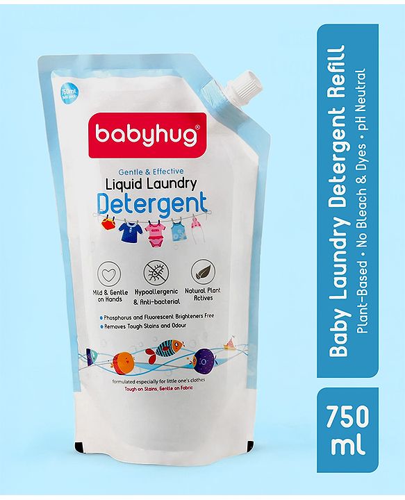 Babyhug Liquid Laundry Detergent Refill Pack - 750 ml