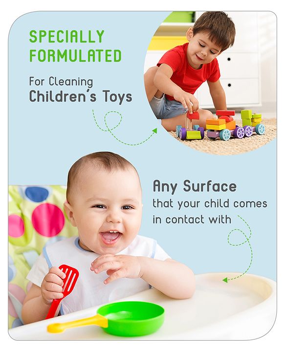 Babyhug Bottle & Veggie Cleanser Refill  1200 ml| Food-Grade| Anti-Bacterial| Plant-Based| Removes Pesticides| Essential for Teething and Crawling Todlers