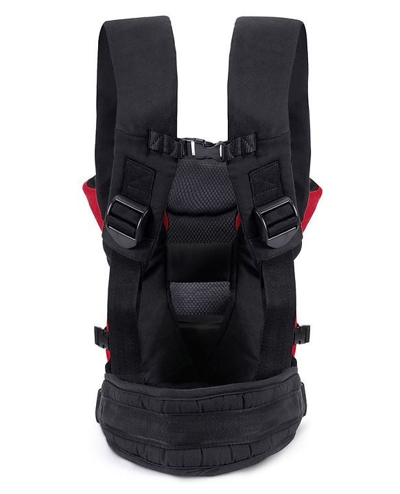 Babyhug Kangaroo Pouch 3 Way Baby Carrier - Red & Black
