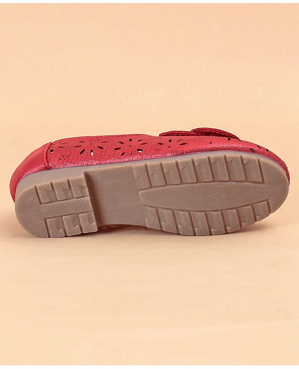 Cute Walk by Babyhug Embellished Bellies - Red