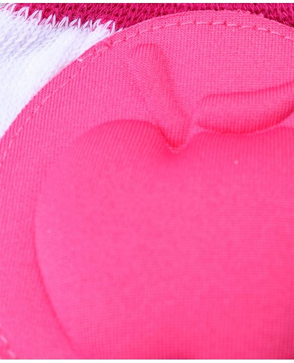 Babyhug Baby Knee & Elbow Pads White Pink (Design May Vary)