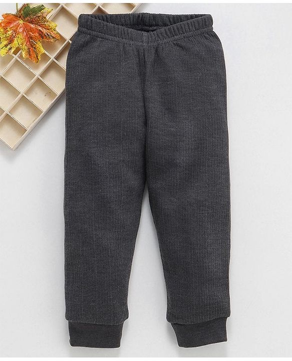 Babyhug Full Length Thermal Bottom - Grey