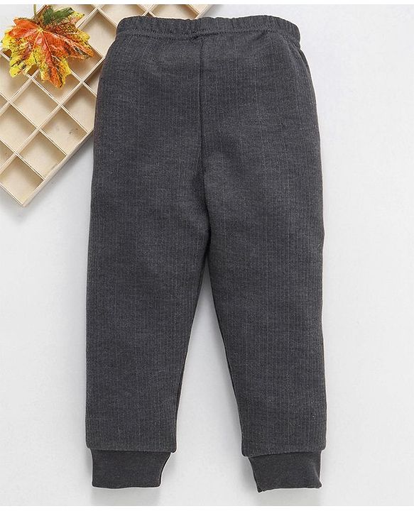 Babyhug Full Length Thermal Bottom - Grey