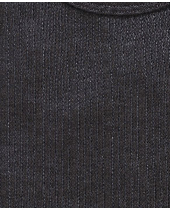 Babyhug Sleeveless Pullover Thermal Vest - Dark Grey