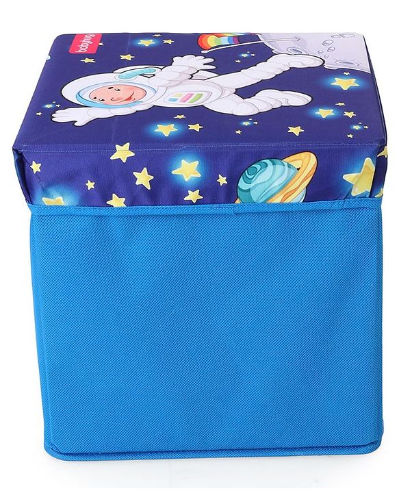Babyhug Sto-Sit Foldable Storage Box Cum Stool - Space Adventure