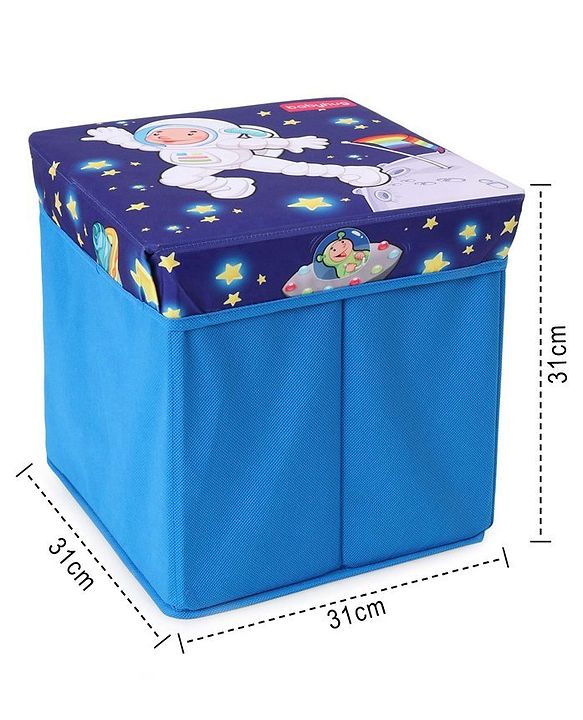 Babyhug Sto-Sit Foldable Storage Box Cum Stool - Space Adventure