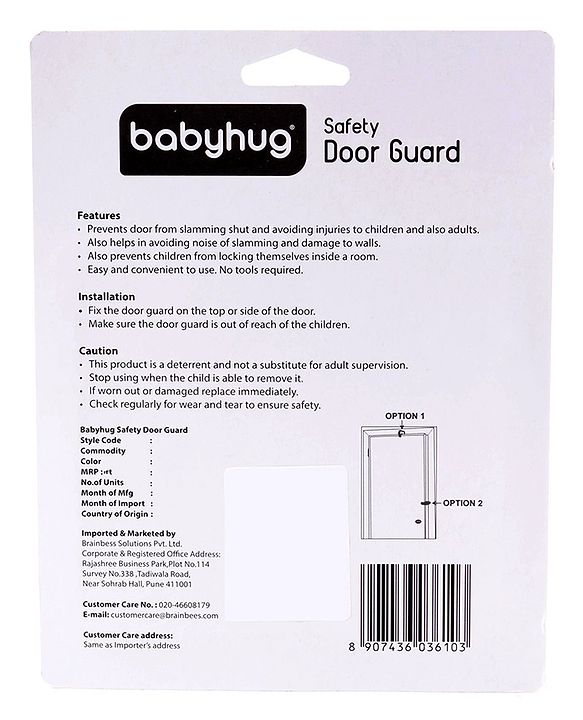 Babyhug EVA House Shape Door Stopper Pack of 2 (Colour May Vary)
