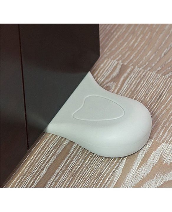 Babyhug Adhesive Door Wedge - White