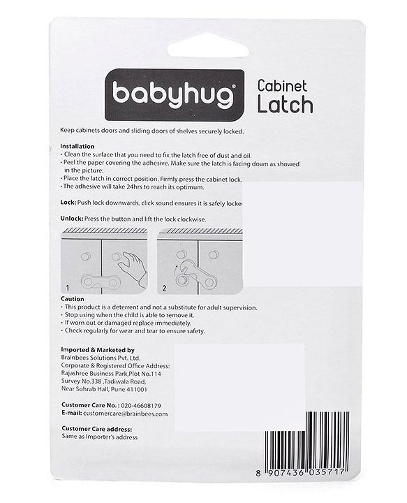 Babyhug Cabinet Latch - Blue
