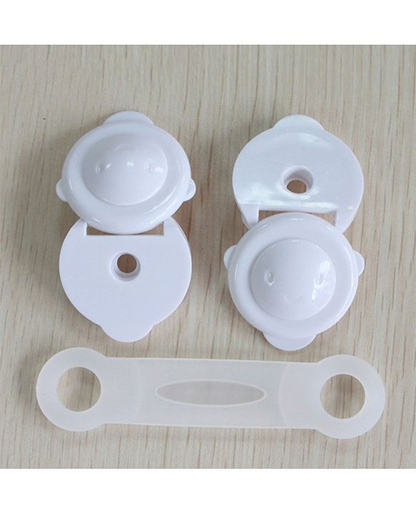 Babyhug Cabinet Latch Pack Of 2 - White
