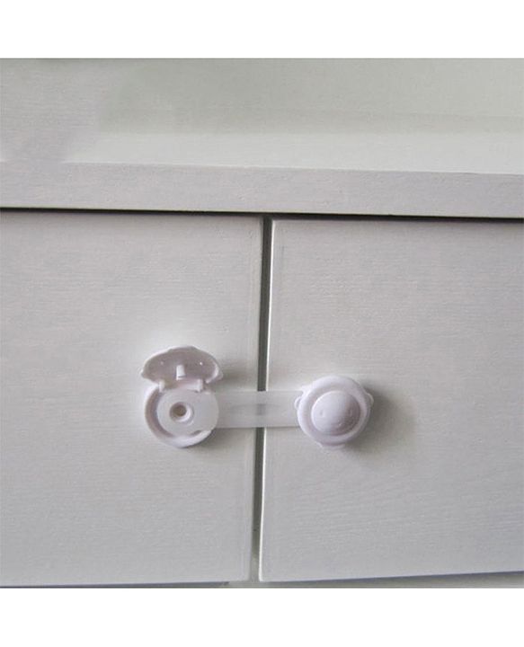 Babyhug Cabinet Latch Pack Of 2 - White