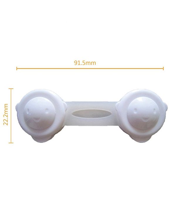 Babyhug Cabinet Latch Pack Of 2 - White