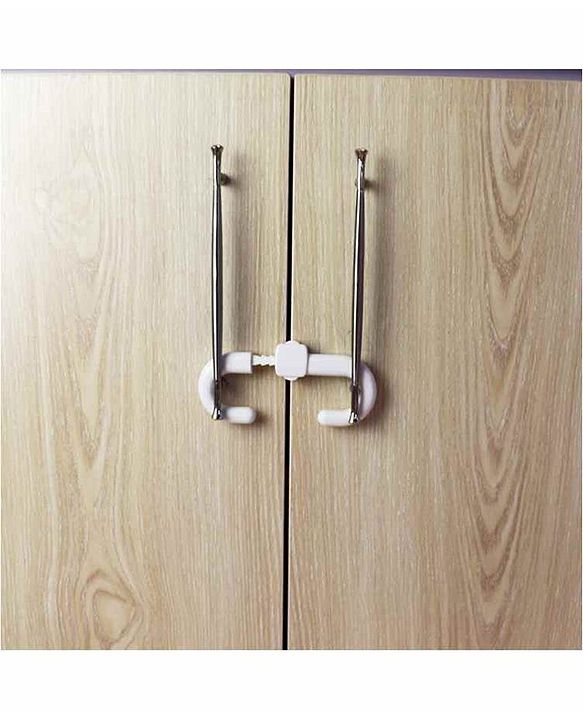 Babyhug Slide Door Lock - White